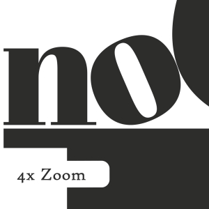 no pressure Hochformat Plakat